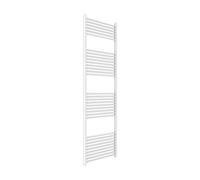 Kiamami Valentina Scaldasalviette Idraulico Bagno 60x180 in Acciaio Bianco