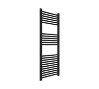 Kiamami Valentina - Scaldasalviette per il bagno in acciaio nero 50x120