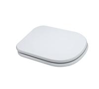 Kiamami Valentina - Tavoletta WC Bianco Compatibile Oasi | Legno Ingegnerizzato MDF Resistente con Vernice Protettiva | Cerniere in Metallo | Facile da Installare