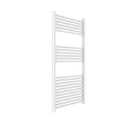 Kiamami Valentina - Termarredo per il bagno 60x120 in acciaio bianco 23 tubi