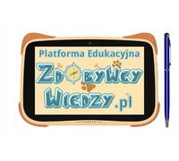 Kiano Alpha Kid cane tablet educativo marrone arancione