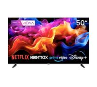KIANO Elegance 50" Smart TV VIDAA, UHD 4K, D-LED, HDR, Dolby Digital Plus, Wi-Fi, HDMI/USB, DVB-T2/S2/C, Design senza cornice, Registrazione PVR, 178° Angolo di visione