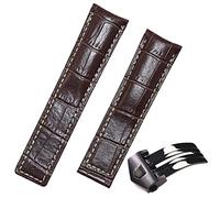 Kiaoeiuyti 20/22/24 mm in pelle di mucca classica cabina di guardia per tag heuer carrera acquaracer monaco di qualità di qualità morbida orologio da polso bracciale da polso