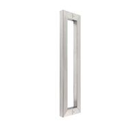 Kiaoeiuyti Manico della porta quadrata quadrata in acciaio inossidabile pesante Office Porta in vetro Push-pull/in legno scorrevole 5 lunghezze (1000 × 962 mm)