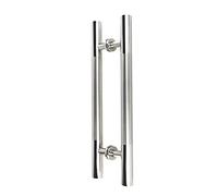 Kiaoeiuyti Porta di vetro temperato in acciaio inossidabile ispessato manico della porta scorrevole della porta a push-pull-pull-pull-pull-pull-pesca da installare, 6 dimensioni (120 × 80 cm)