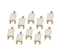 KIAOPU 10 set di mini cavalletti espositivi con tela 8X8 cm, numeri da tavolo for matrimonio, pittura, hobby, pittura, artigianato, fai da te, disegno, piccolo cavalletto da tavolo