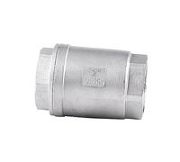 KIAOPU Valvola di ritegno a Molla in Linea a Sollevamento Verticale DN15 DN20 DN25 DN32 DN40 DN50 1/2" 3/4” 1” 1-1/4" 1-1/2" 2” BSPT Acciaio Inossidabile SS304 (DN40)(DN15)