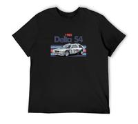 kiapu Delta S4 Retro Racing Rally Car Men T-Shirt T-Shirt Black M