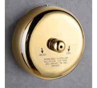 KIAYOO Corda Per Stendere Retrattile Da Interno Ed Esterno, Linea Per Lavare Montata a Parete Per Appartamento, Hotel, Dormitorio, Balcone, Lavanderia, Bagno, Asciugatura Piumoni, Vestiti, Oro