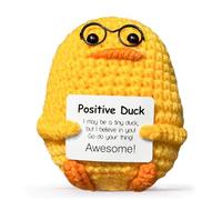 KIAYOO Patata Positiva, Regalo Originale e Divertente Idea Divertente Patata Positiva Peluche Inusuale Pupazzo di Umorismo e Motivazione Compleanno Natale Capodanno Regalo per Uomini Donne Ragazze