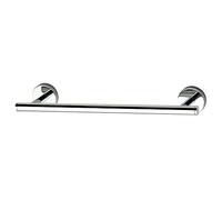 Kibath Barra Asciugamani di design Med 30 cm. Realizzato in acciaio inox e finitura cromata lucida. con due opzioni di posizionamento, adesivo o con viti, 478423