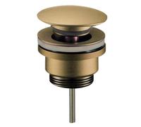 Kibath Valvola Di Scarico Lavabo Bidet Finitura Oro Spazzolato Realizzato in Ottone