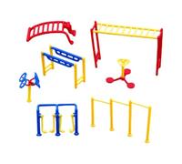 KiBcsLic 1:150 Mini Modelli di Attrezzature per Il Fitness All'aperto Decorazione per