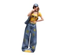 KiBcsLic 1:24 Figura di Ragazza Mini Persone Modello Mini Bambola Dipinta a Mano Micro paesaggi Decorazione