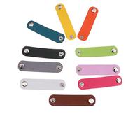 KiBcsLic 10 Pezzi Fibbia Sciarpa Fermaglio Pelle Ferma Sciarpa Clip Anello Sciarpa Combinazione Metallo Pelle Adatta a Donna Nozze Festa Viaggio Dono Compleann, Misto