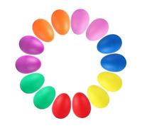 KiBcsLic 14 Pezzi Egg Shakers Maracas Strumenti Musicali Percussione Giocattoli Educativi Materiale Pp Adatto per Bambini Giochi Sensoriali Classe, 14pz