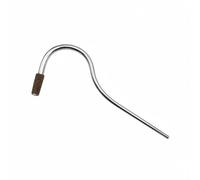 KiBcsLic 2 Pezzi Boccola a S in Metallo Compatto Portatile per Orchestra, Tubo A S Corto 20.7cm