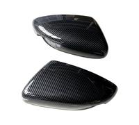 KiBcsLic 2 Pezzi Calotte Specchietti Carbon Look Resistente Al Sole Cover Specchietti Stile Corno Durevole Involucro Specchietto Retrovisore, 13-17 K3 Wo Light