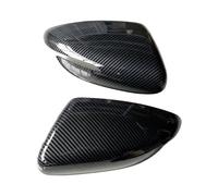 KiBcsLic 2 Pezzi Calotte Specchietti Carbon Look Resistente Al Sole Cover Specchietti Stile Corno Durevole Involucro Specchietto Retrovisore, 13-17 K3 Con Luce