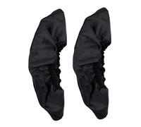 KiBcsLic 2 Pezzi Copertura Pattini Ghiaccio Protezione Pattini Paralama Nylon Antipolvere Accessori Adatta per Figure Skating Hockey Uomini Donne Outdoor, Black L
