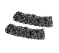 KiBcsLic 2 Pezzi Coprilama per Pattini Custodie da Ghiaccio Fodere Interne Proteggi con Tessuto Assorbente per Proteggere dalla Ruggine Adatti per Adulti, M, Grigio