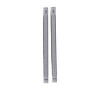 KiBcsLic 2 Pezzi Guide per Mattarello Listelli per Impasto Righelli Livellatori Spessori per Fondente Superficie Liscia Antiaderente Adatto per Corsi di Cucina, 4mm