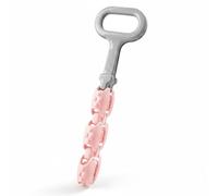 KiBcsLic 2 Pezzi Separatore Dita Sovrapposte Riutilizzabile Tutore Ortopedico Confortevole Prodotto Cura Piedi, Rosa