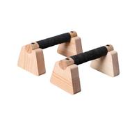 KiBcsLic 2x Barra per Flessioni, Barre Parallele, Maniglie per Spingere per Uomini E Donne, in Legno per Il Fitness, 20 Cm