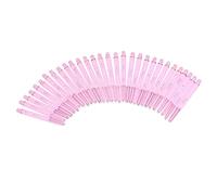 KiBcsLic 30 Pezzi di Aste per Freccette Plastica da 48 Mm, Compatibili Universalmente con Freccette a Punta Morbida E a Punta in Acciaio, Adatte per Eve, Rosa
