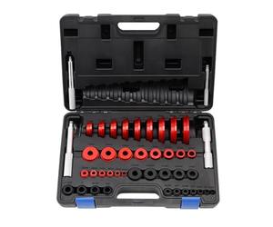 KiBcsLic 43 Pezzi Kit Installazione Cuscinetti Mozzo Uso Facile Kit Estrazione Paraoli e Boccole Durevole Utensile da Officina per Meccanici, Professionisti