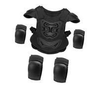 KiBcsLic 5 Pezzi Pettorina Protettiva Bambino Set Completo Armatura Gilet da con Gomitiere E Ginocchiere Protezione dagli Impatti Adatto per Ciclismo, Style B
