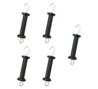 KiBcsLic 5X Isolatori per Maniglie di cancelli di recinzioni elettriche Maniglie di cancelli a Molla Isolate per Porte di recinzioni