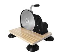 KiBcsLic Affettatrice per Pane Macchina Tagliapane Manuale Taglia Toast Strumento Da Cucina con Spessore Regolabile E Manovella Adatta per Pane, Nero