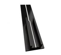 KiBcsLic Aiuto Allineamento Stecca Canale Centrale Guida Allineamento Stecca Guide Inclinate Attrezzo Sportivo, Nero
