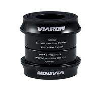 KiBcsLic Albero del Movimento Centrale Bici BB30/PF30 Convertitore Press Cuscinetto BB ASSE 24 Mm, BB30AR Nero