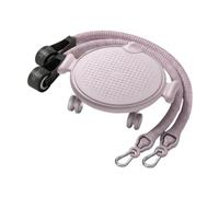 KiBcsLic Allenamento Addominale con Rullo e Fasce Elastiche, Allenamento di per Uomini e Donne, Esercizi Addominali per Tutto Il Corpo, Rosa