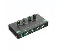 KiBcsLic Amplificatore Cuffie a 4 Canali Multicanale Distributore Cuffie Estremamente Compatto per Sala Prove