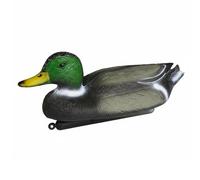 KiBcsLic Anatra da Richiamo Galleggiante Resistente Al Sole Esca Anatra da Caccia Design 3D Richiamo per Anatra Selvatica per Cacciatori, Giardino, AnatroccoloBianco