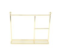 KiBcsLic Appendiabiti in Miniatura per Bambole, Ideale per Il Gioco di Ruolo dei Bambini, Oro 25x21cm