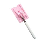 KiBcsLic Asta per Pagamento Parcheggio Supporto Telescopico per Carte Barra Estensibile Pinza Allungabile in Acciaio Inossidabile Adatto per Automobilisti E C, Rosa
