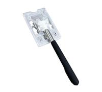 KiBcsLic Asta per Pagamento Parcheggio Supporto Telescopico per Carte Barra Estensibile Pinza Allungabile in Acciaio Inossidabile Adatto per Automobilisti E C, Chiaro
