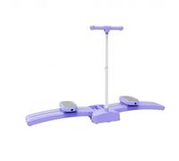 KiBcsLic Attrezzatura da Allenamento Domestico Macchina da Pieghevole Dispositivo con Pedane Antivolo Altezza Regolabile Profilo Salvaspazio Adatta a Esercizi in Casa Allenamento Cardio