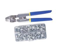 KiBcsLic Attrezzi per L'assemblaggio di Funi Metalliche, Pinze per Funi Metalliche, Pezzi di Ricambio, Raccordi, Accessori Facili Da Installare, Pinza Crim
