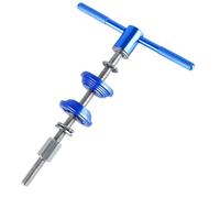 KiBcsLic Attrezzo per Movimento Centrale Pressa Calotte Sterzo Smontaggio Cuscinetti Utensile per Cuscinetti a Sfera Lisci Adatto per Officine E Mecc, Blu