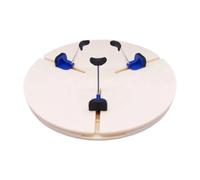 KiBcsLic Attrezzo per Rifinitura Ceramica Strumento di Riparazione Tornio Girevole Accessori Facile Da Montare Adatto per Artisti DIY Appassionati di Arte, con Piatto di Ceramica