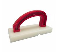 KiBcsLic Attrezzo Pulizia Ceppo Tagliacarne Codifica a Colori Utensile da Cucina Manico Ergonomico per Cuochi, Macellai, Ristorante, Negozio di Carne, Red