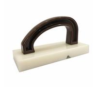 KiBcsLic Attrezzo Pulizia Ceppo Tagliacarne Codifica a Colori Utensile da Cucina Manico Ergonomico per Cuochi, Macellai, Ristorante, Negozio di Carne, Brown
