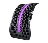 KiBcsLic Barella per la schiena, Back Cracker Board, palestra, decompressione spinale, cuscino per stretching, massaggio, Nero Viola
