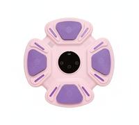 KiBcsLic Bersaglio da Pugilato Elettronico a Parete Connessione Bluetooth di Pugilato con Luci LED Lunga Durata Della Batteria per Bambini, Palestra Domestica, Viola