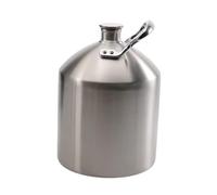 KiBcsLic Boccale Da Birra Professionale in Acciaio Inossidabile con Manico per Campeggio E Sport, 5 Litri